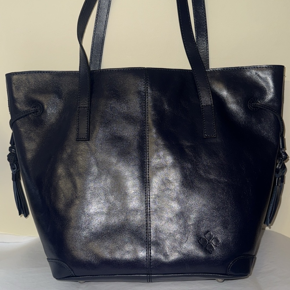 Patricia Nash Ocean Blue Leather Tote Bag, new - Picture 4 of 13